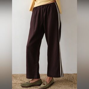 VERY Well Loved Donni Linen Crop Stripe Pant